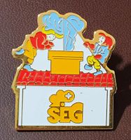 R666 - Pin SEG Hühner Geflügelbranche / Max & Moritz