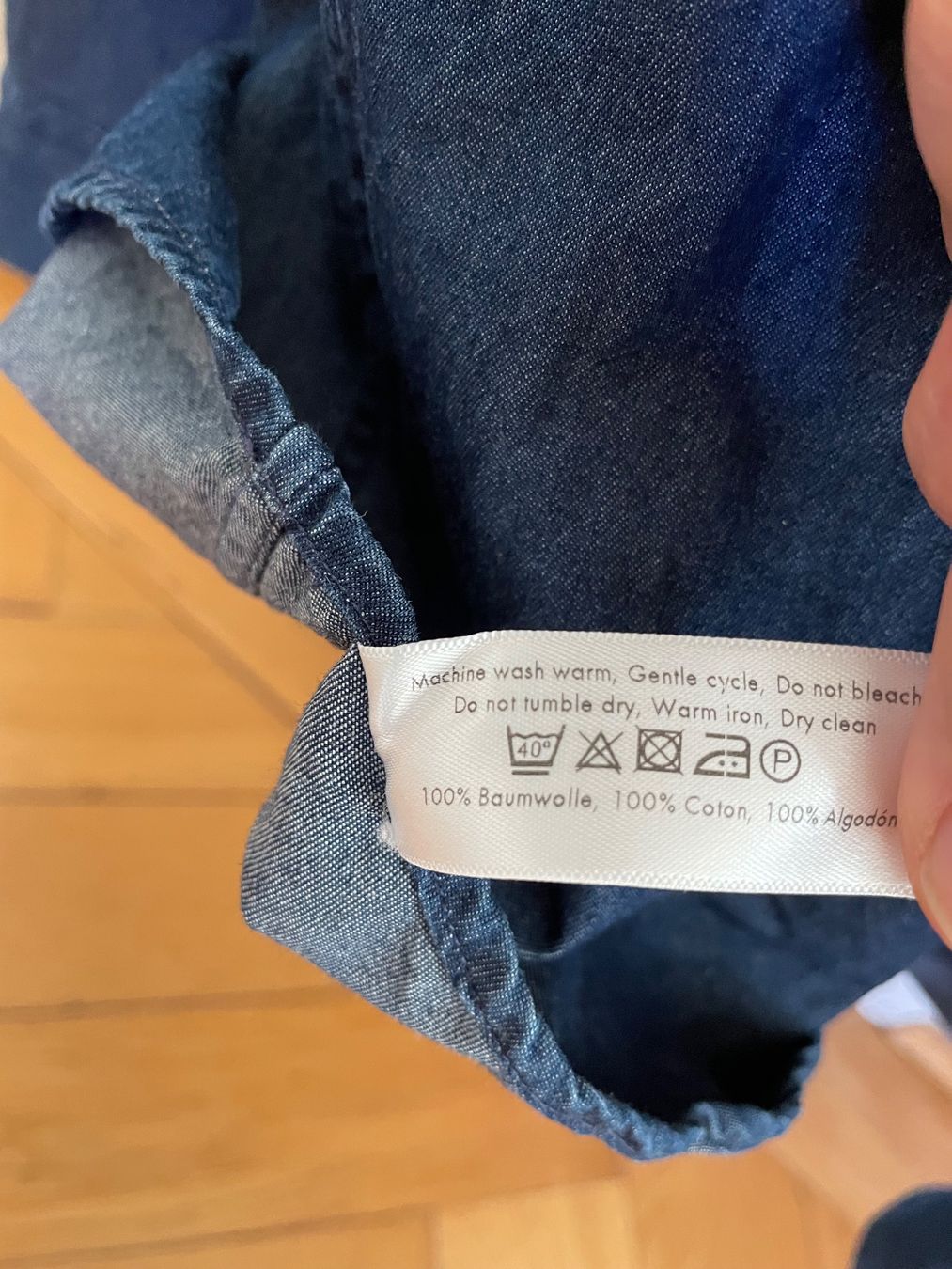 Chemises: Wunderschönes ETON Hemd, Denimblau, 38, Slim – D'occasion à Bern par goodlife 2
