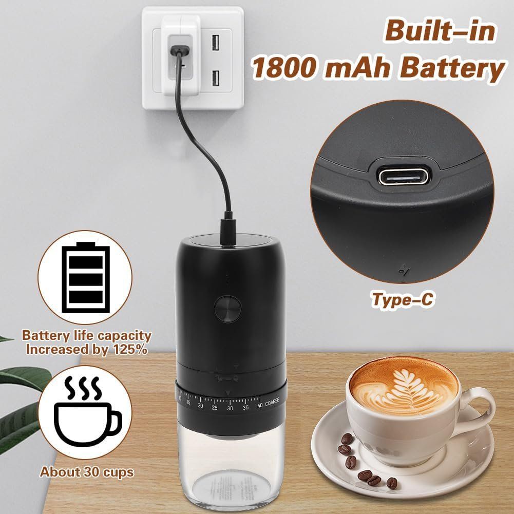 Küchengeräte: Tragbar Kaffeemühle Elektrisch Coffee Grinder – Neu und originalverpackt aus Geneve von Titi2008 5