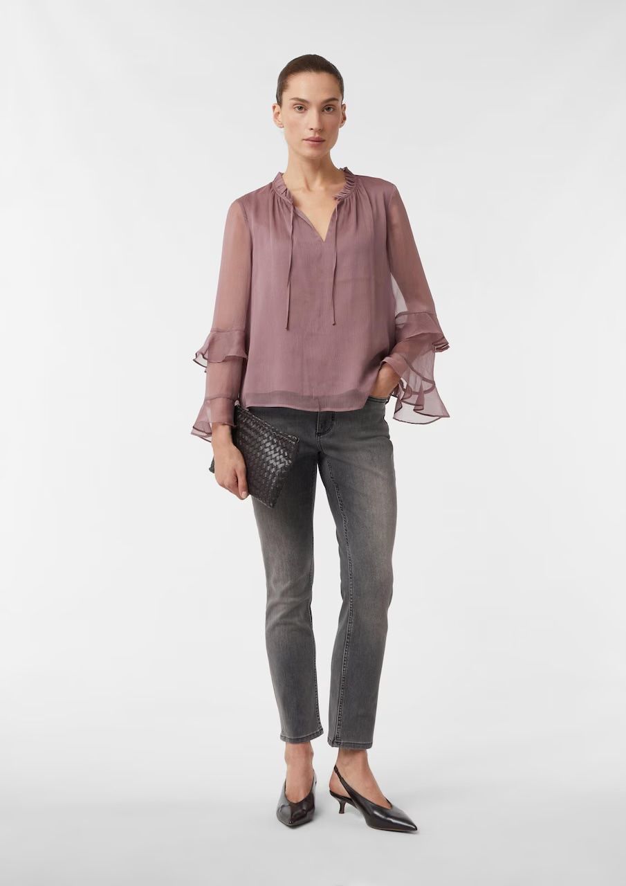 Comma Camicette: Comma Bluse rose, mit Rüschen - neuwertig! – Nuovo e nell'imballaggio originale da Luzern venduto da Sommer_26 4