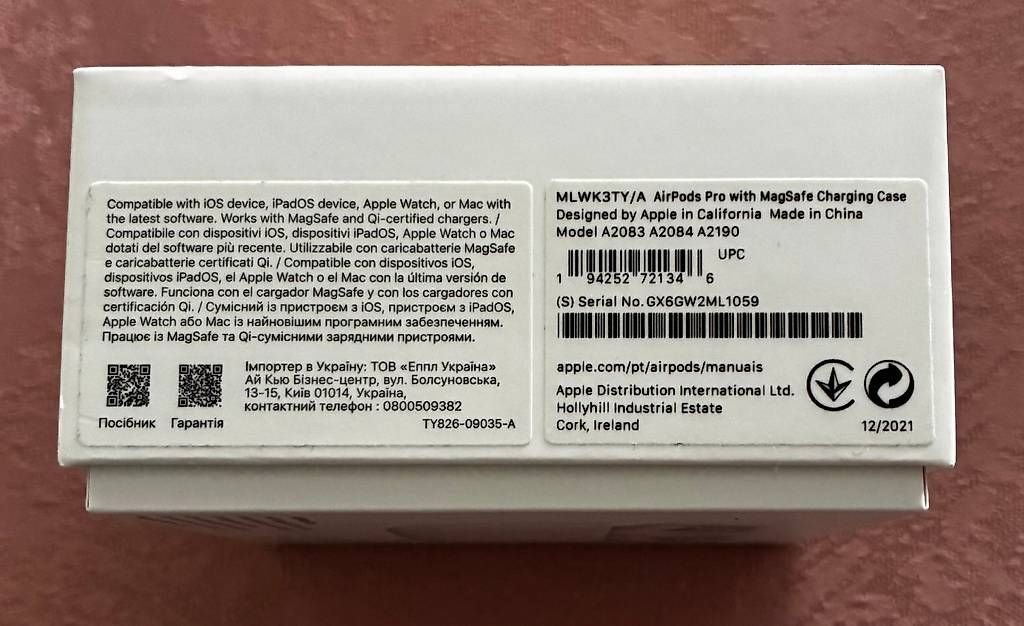 Cuffie: AirPods Pro (1ère génération)  accessoires complets – Usato da Genève venduto da AA3821 3
