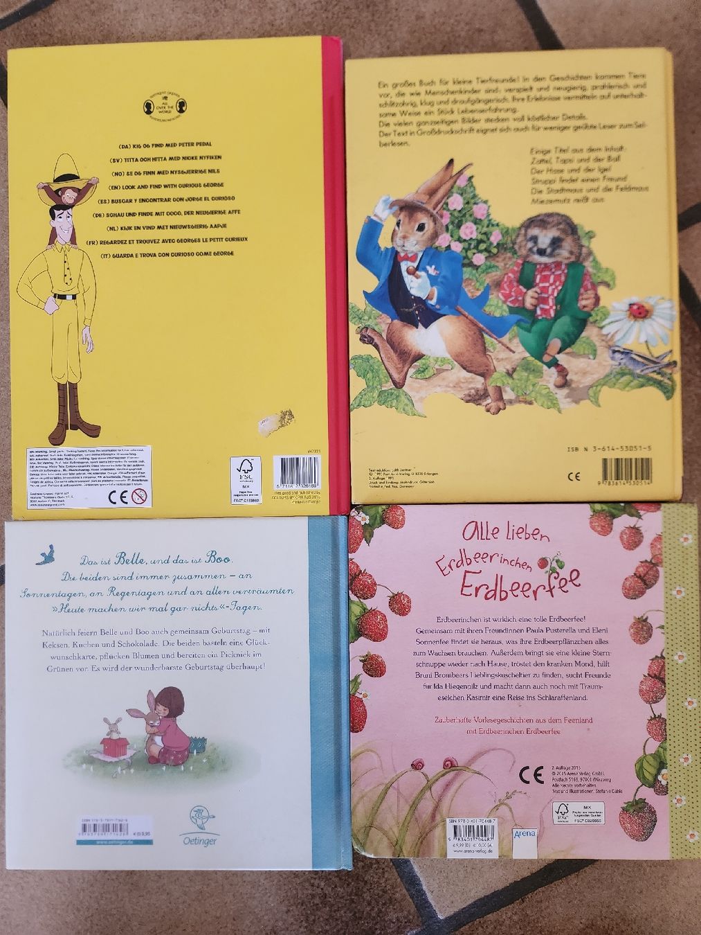 Libri: 4 Kinderbücher: Freundschaft, Tiere, Erdbeerfee, Affe – Usato da Forch venduto da ang_bhq6 1