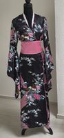 Kimono-Kleid mit Pfauenmuster, Grösse 38/40, Neu