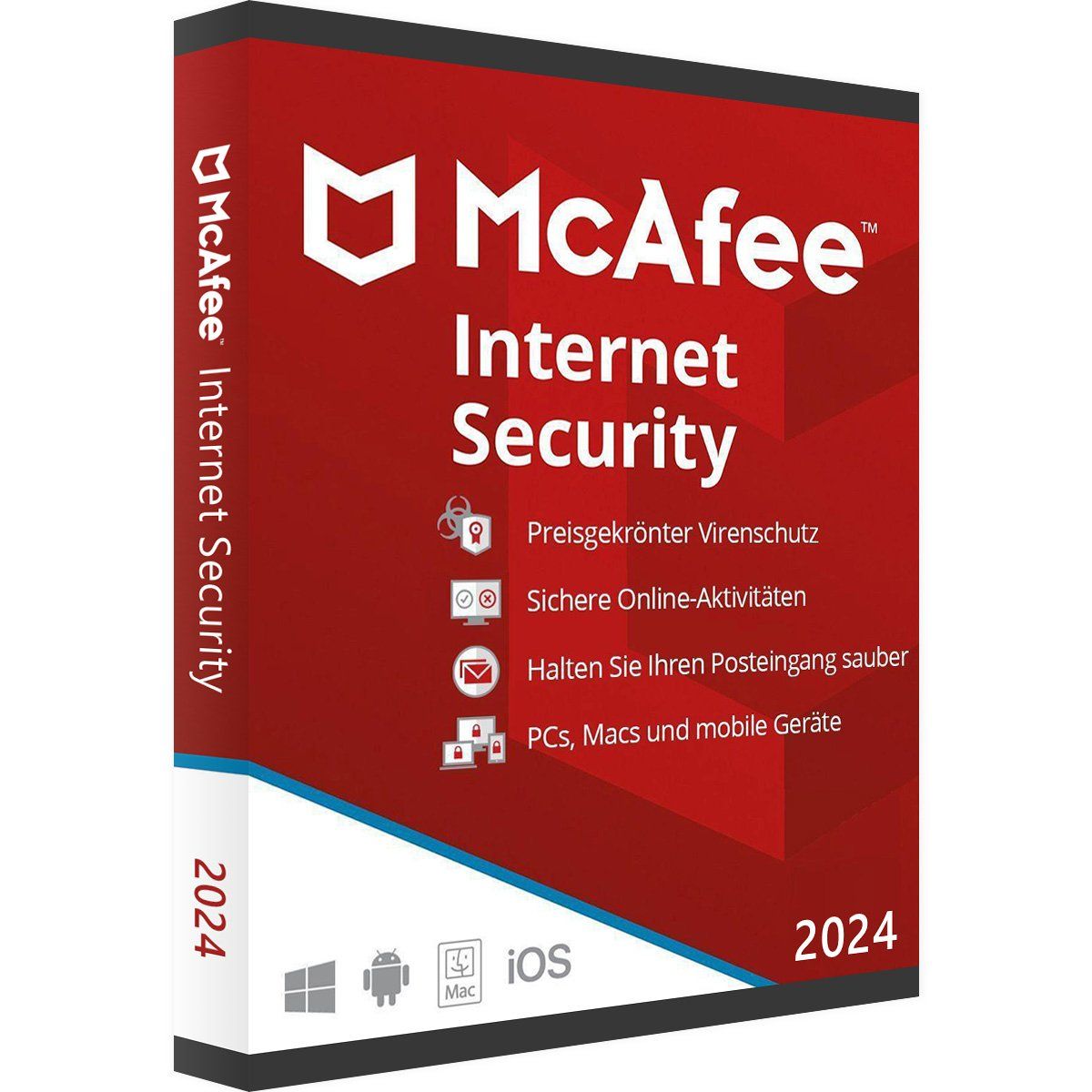 Mcafee Software: McAfee Internet Security 1D/1Y – Nuovo (secondo la descrizione) da Vaduz venduto da KeysDistributionGmbH