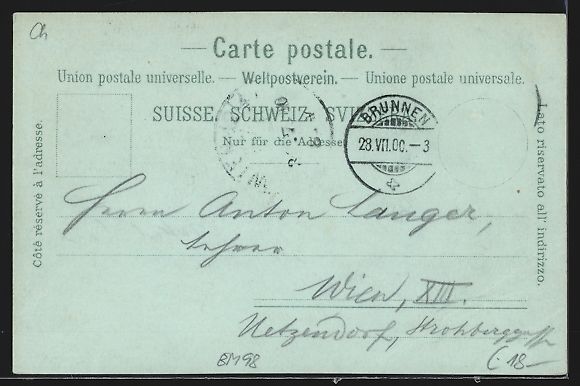 Cartes postales: Mondschein-Lithographie Sisikon /Vierwal – D'occasion à Berlin par bartko-reher 1
