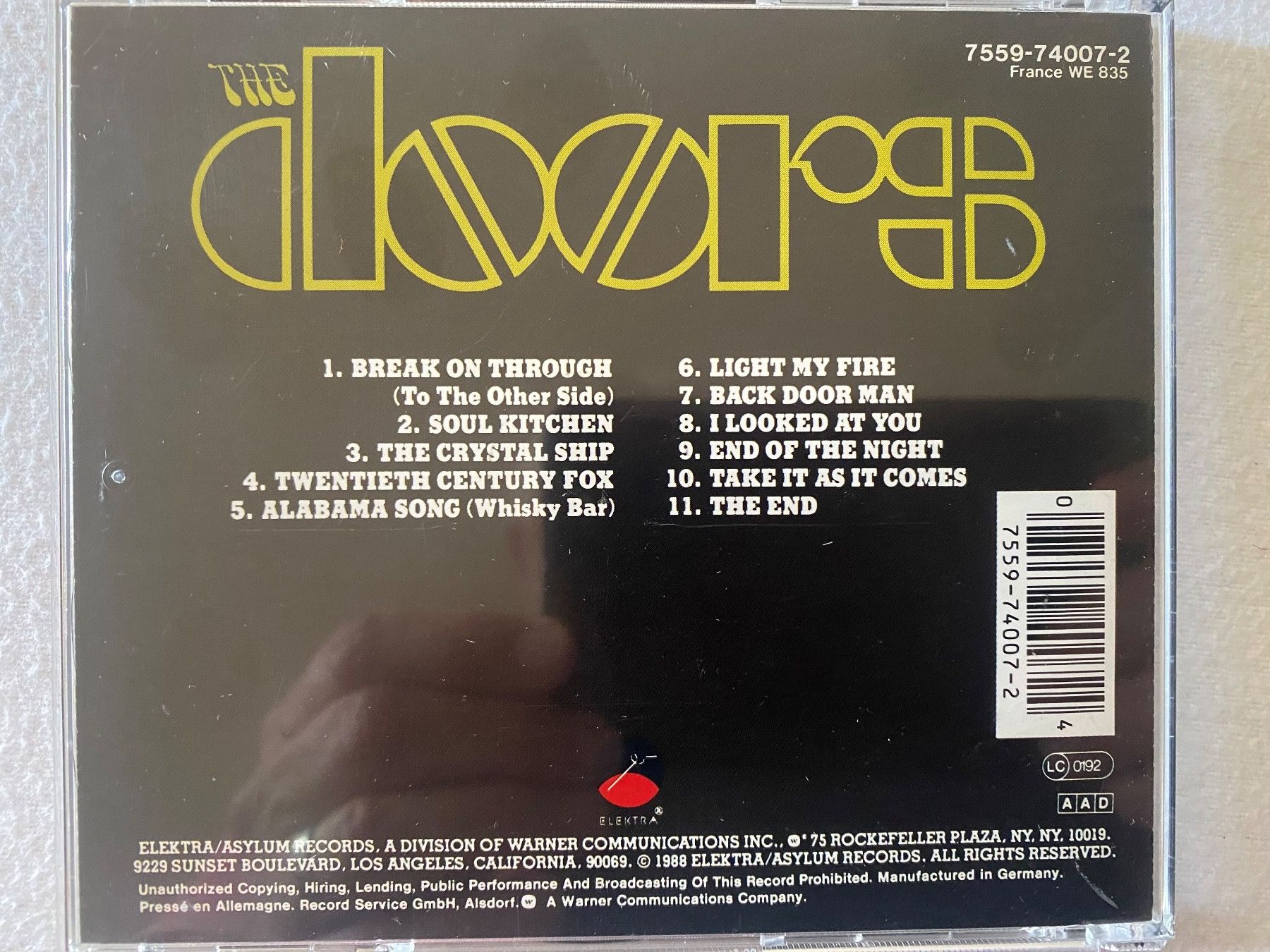 CD: The Doors - Same (Prog. Rock) – Usato da Duggingen venduto da Kisha010 2