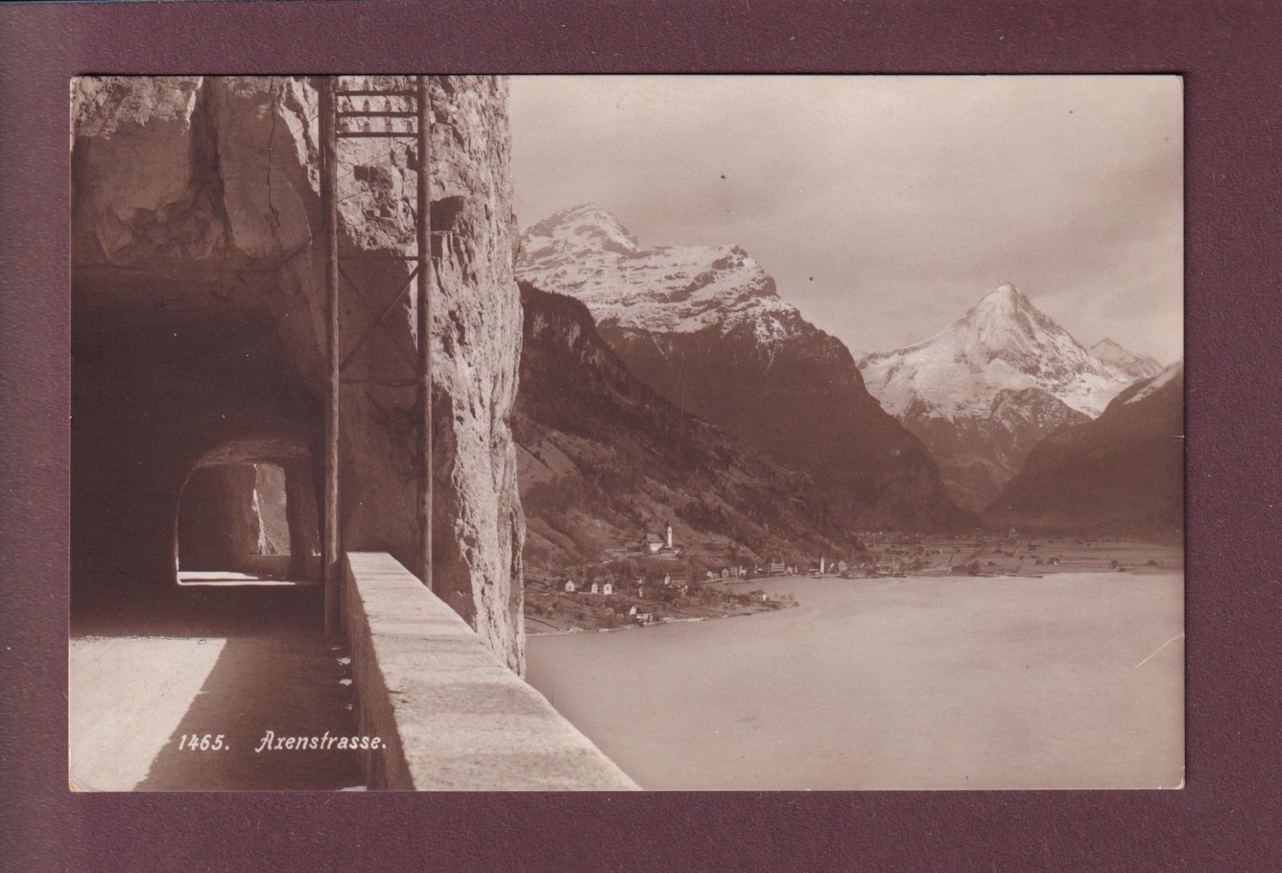 Cartoline postali: AXENSTRASSE - 1916 – Usato da Pully venduto da nicecards