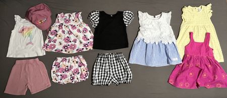 Kleiderpaket 86-92 Sommer Kleid für Mädchen 