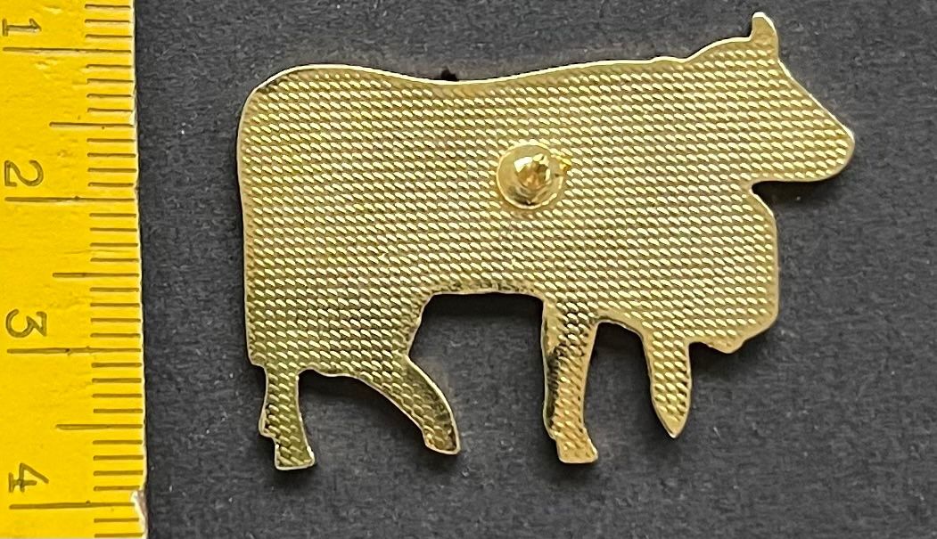 Placchette & Badge: Schweizer Kuh mit Glocke golden/ Pin – Usato da Ostermundigen venduto da DaxKarten-75 1