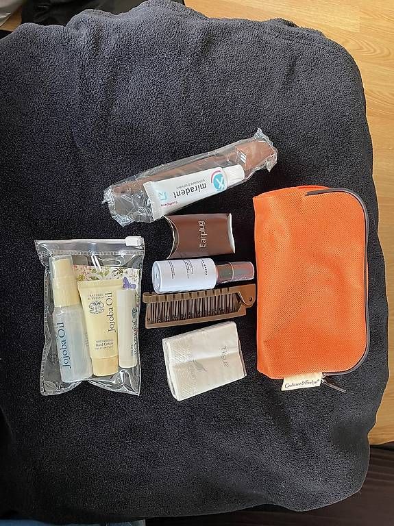 Custodie per cosmetici: Neues oranges Nessesair inkl. Inhalt – Nuovo (secondo la descrizione) da Rotkreuz venduto da Nitella