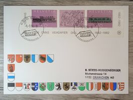 TR51 Enveloppe + Timbre Suisse 1994