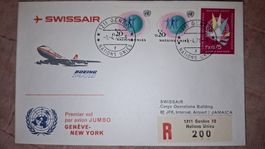 Swissair Geneve - New York 01.04.1971