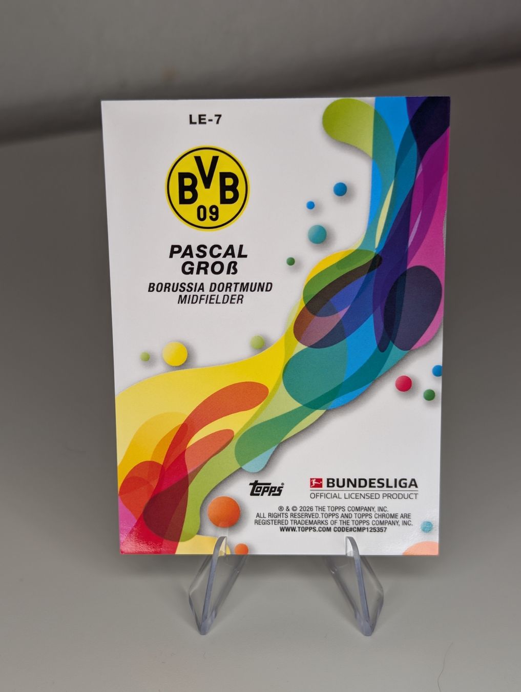 Topps Carte collezionabili: Pascal Gross BVB Dortmund Topps Chrome BL – Nuovo (secondo la descrizione) da Hunzenschwil venduto da BRPCards 1
