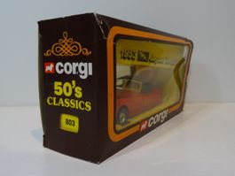 Corgi 803, Jaguar XK120, 1953, rot, Vintage, Vitrine