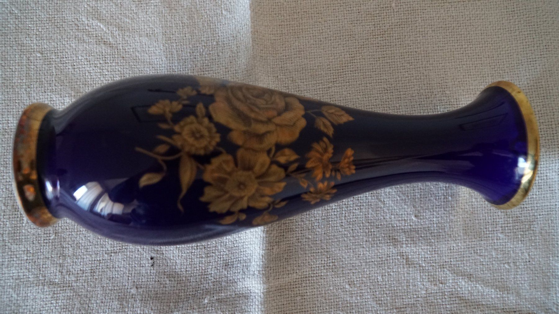 KPM Vasi & Recipienti: Vase KPM /Echt Cobalt/Handarbeit – Nuovo (secondo la descrizione) da Bern venduto da Antikbatik 7