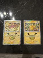 2 Pokemon Karten Pikachu Celebrations guter Zustand