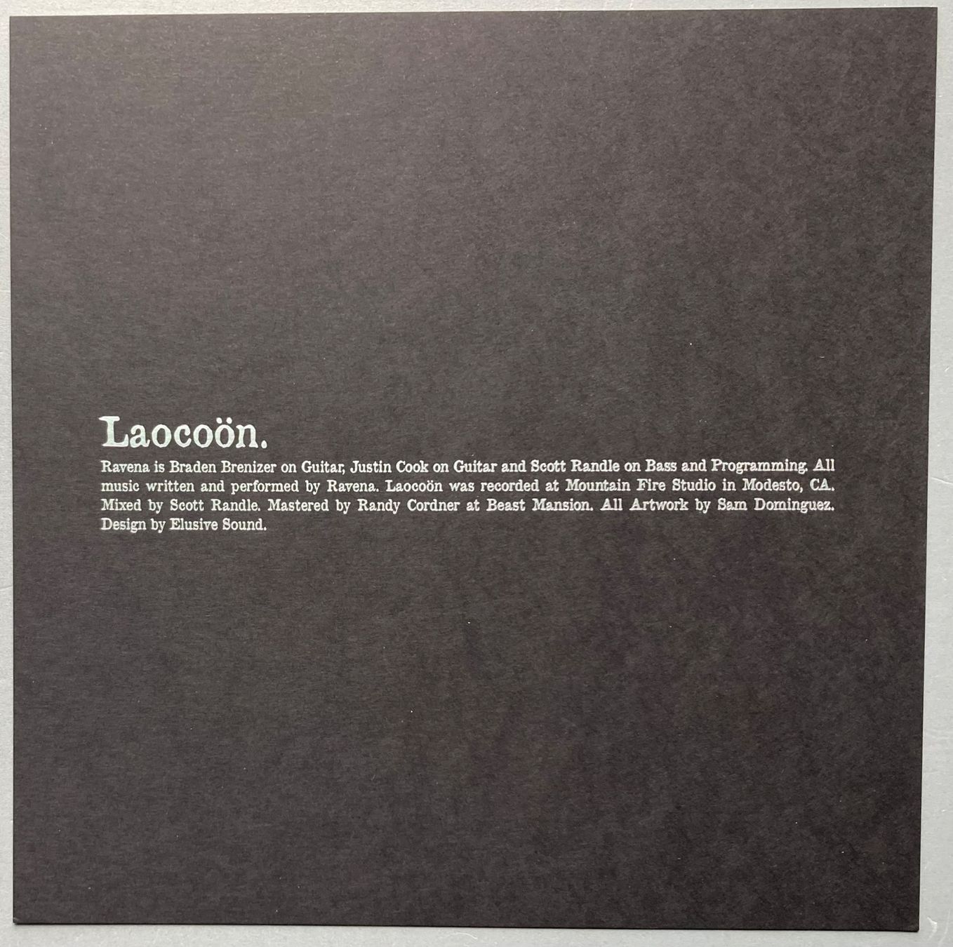 Dischi in vinile: RAVENA - LAOCOÖN – Usato da Poliez-Pittet venduto da Newtown-Records 8