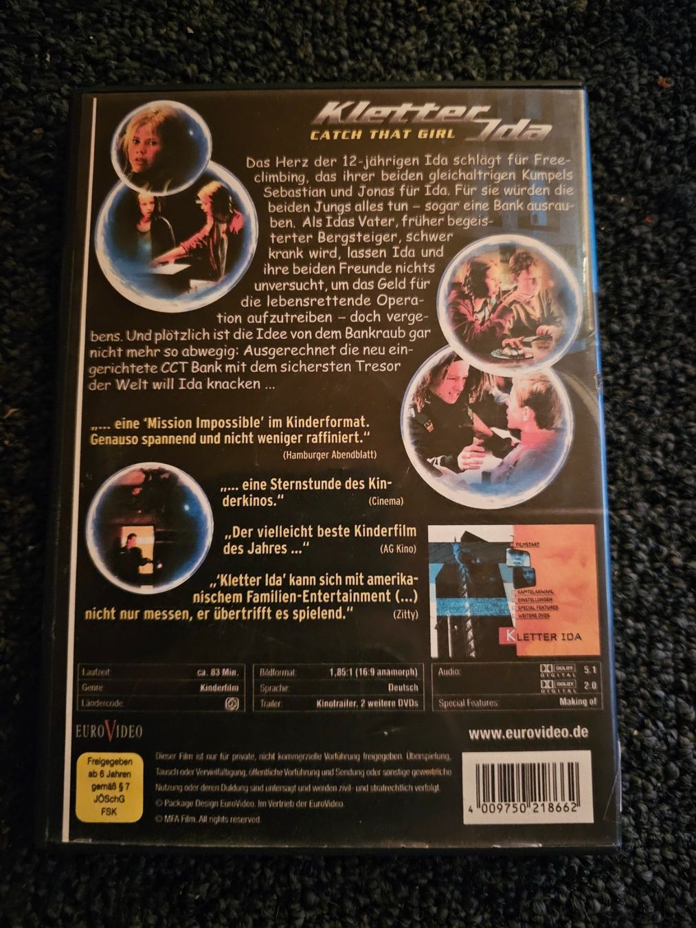 Tutti i DVDs: KLETTER JDA(14249) – Usato da Ruswil venduto da M71 1