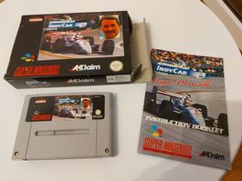 Indy Car Super Nintend SNES OVP Mansell