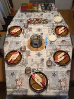 Nappe "Noël" rectangle 150 x 300 cm Polyester 100%