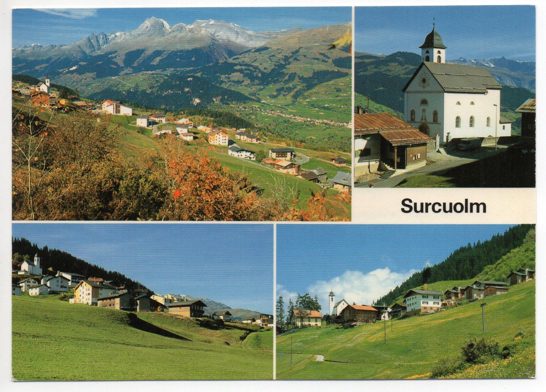 Cartes postales: SURCUOLM Surselva – D'occasion à Jona par philajona