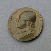Medaille ++ NIC. LUD. Graf v. Zinzendorf