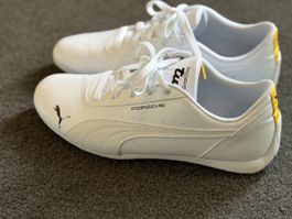 Puma Porsche Turbo Schuhe weiss 2 getragen