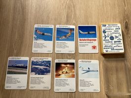 Retro Quartett Flugzeuge - Vollst. Kartenspiel, Top Zustand