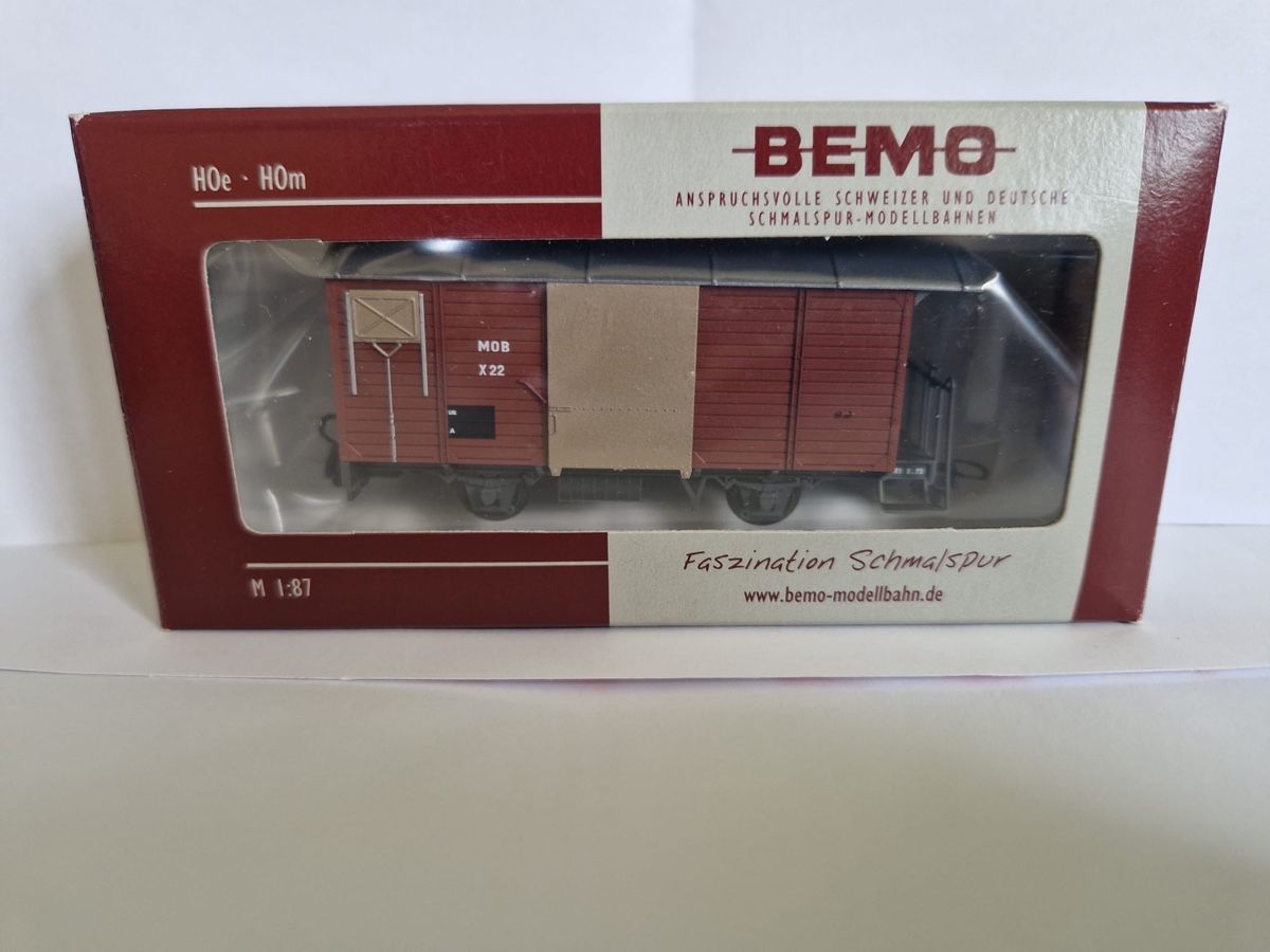 Bemo Modellini di ferrovie: Bemo MOB X22 Bahndienstwagen – Nuovo (secondo la descrizione) da Unteriberg venduto da pineappleMa 1