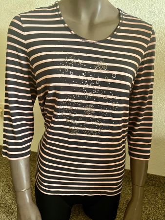 3/4-Arm Shirt mit Streifen, Gr.M/40, "BONITA", Top Zustand!