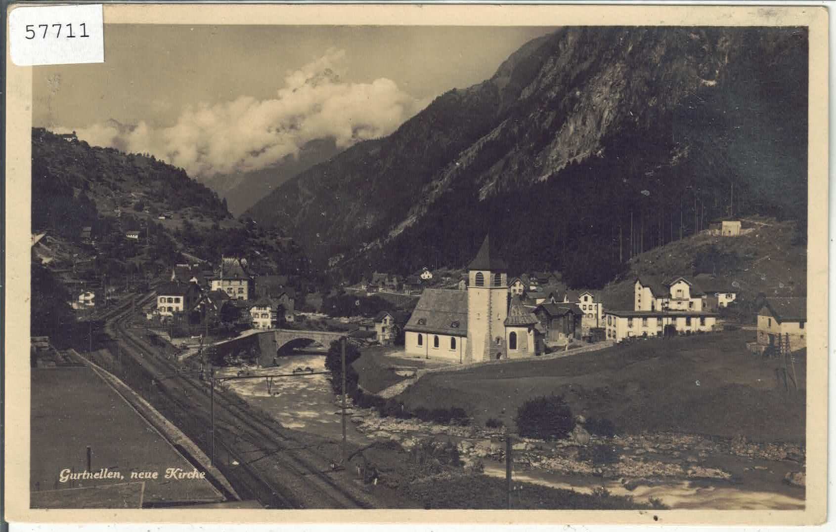 Cartoline postali: Gurtnellen - Neue Kirche – Usato da Ettingen venduto da Kartenplanet