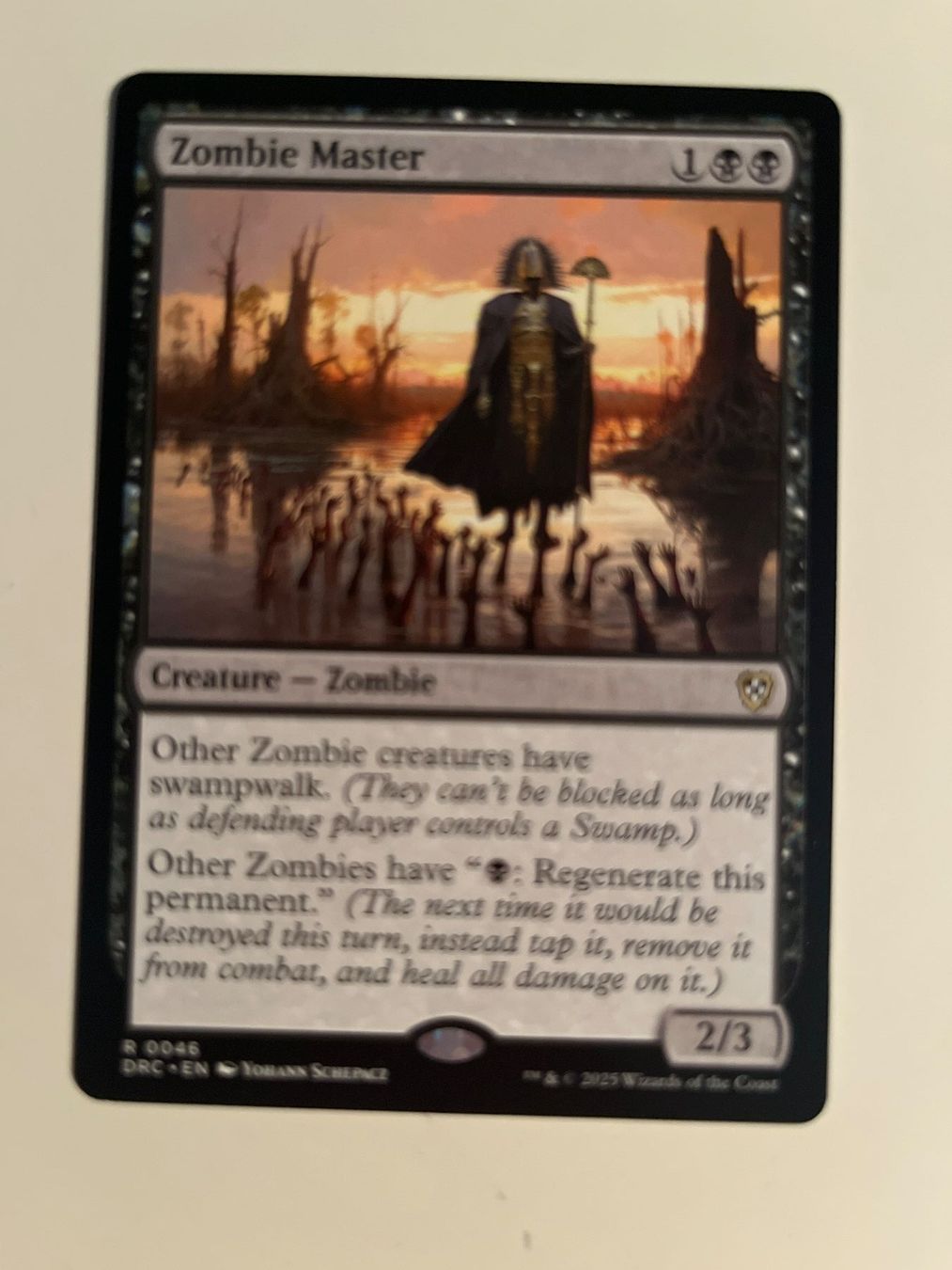 Magic The Gathering Carte collezionabili: 1 x Zombie Master - Magic: The Gathering - MtG – Usato da Kriens venduto da Shadi1980