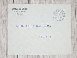 CL13 Enveloppe + Timbre Suisse 1915