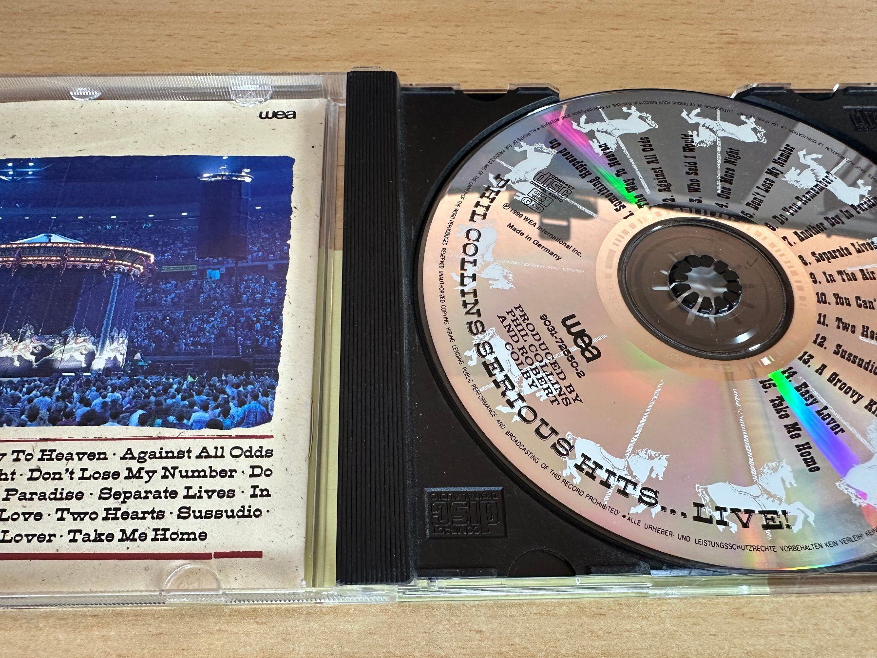 CDs: Phil Collins – Serious Hits...Live! – Gebraucht aus Rikon im Tösstal von Alpenmutz 2