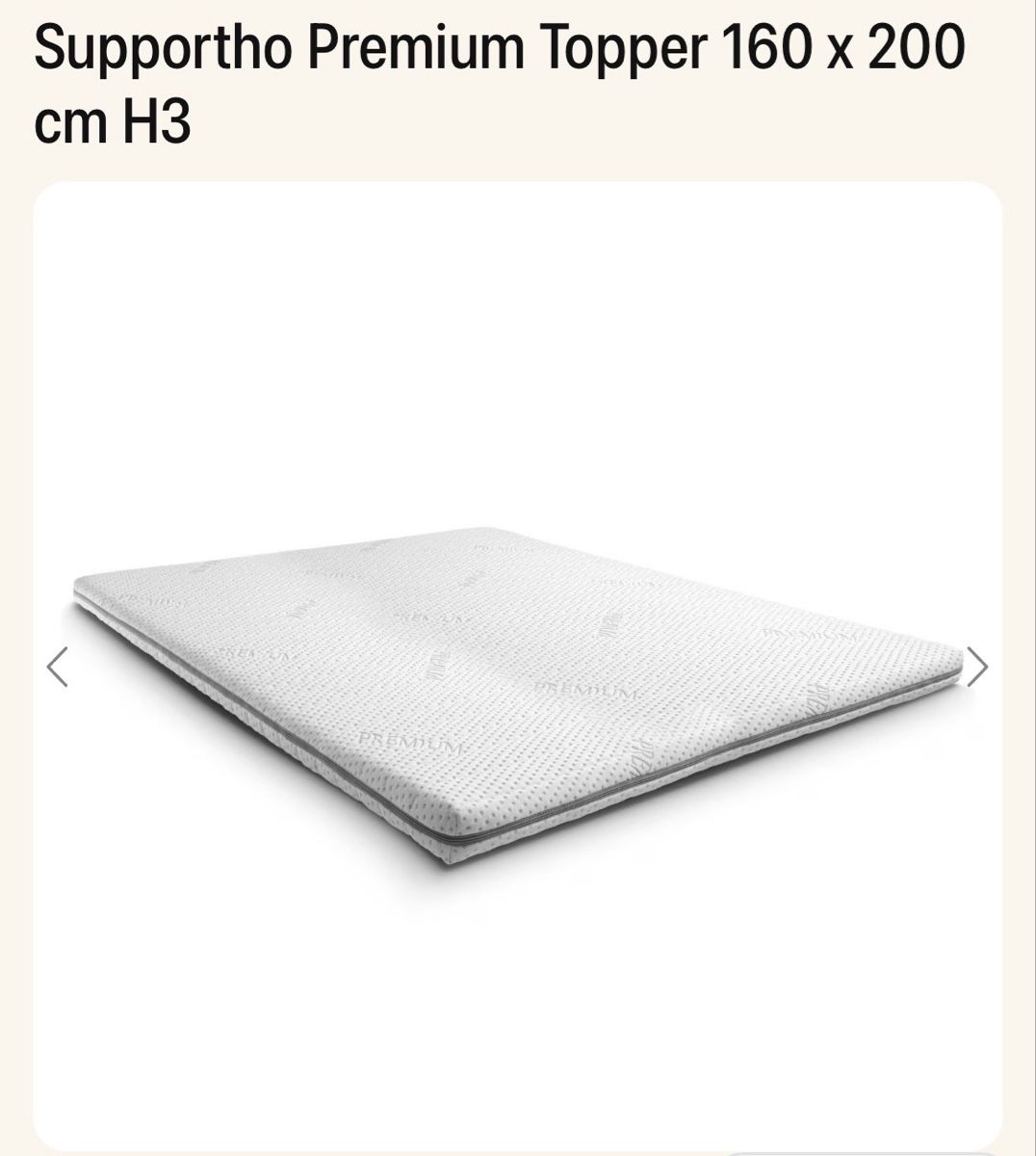Matratzen: Supporto Premium Topper 160x200cm H3 neu – Neu (gemäss Beschreibung) aus Uster von nic_nb77