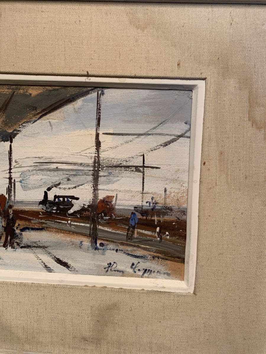 Dipinti: Hans Soppera 1900-1963 zwei Gemälde – Usato da Wolfhalden venduto da SecondAntique 4