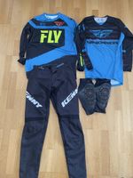 Motocross, BMX, Bike, Set: Hosen, Shirt, Kniepads Gr. M/L