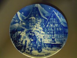 Sammelteller Deutscher Weihnachtsteller 1980