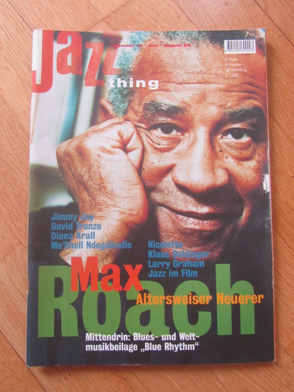 Riviste & Magazine: Jazzthing Magazin Max Roach Ausgabe Sommer 1996 – Usato da Seengen venduto da mikelele