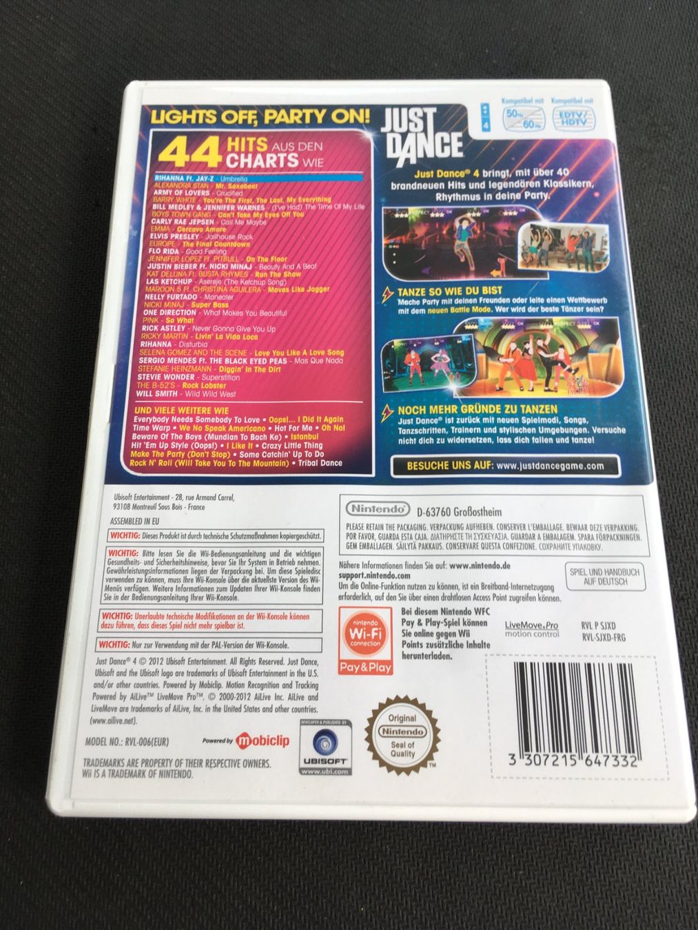 Nintendo Giochi: Just Dance 4 - Nintendo Wii – Usato da St.Gallen venduto da sjosjo 1
