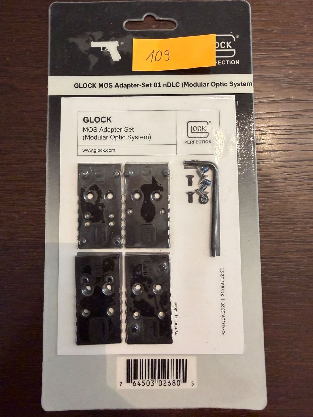 Unità & Adattatore: Glock MOS Adapter-Set 01 nDLC (Modular Optic System) – Usato da Amriswil venduto da Trivet