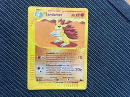 Pokemon Sandamer Reverse Holo Skyridge Deutsch