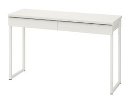 Konsolentisch weiss 120x40 cm mit 2 Schubladen