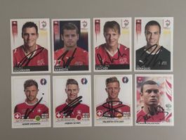 Panini EM/WM 2006 2008 2016 Stickers Schweiz SIGNIERT