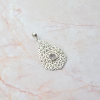 Anhänger Rosenquarz & Silber 925 (AH308RQ)