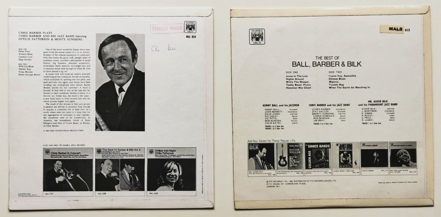 Dischi in vinile: Chris Barber Schallplatten Sammlung - Jazz – Usato da Oberwangen b. Bern venduto da Vittorio0 3