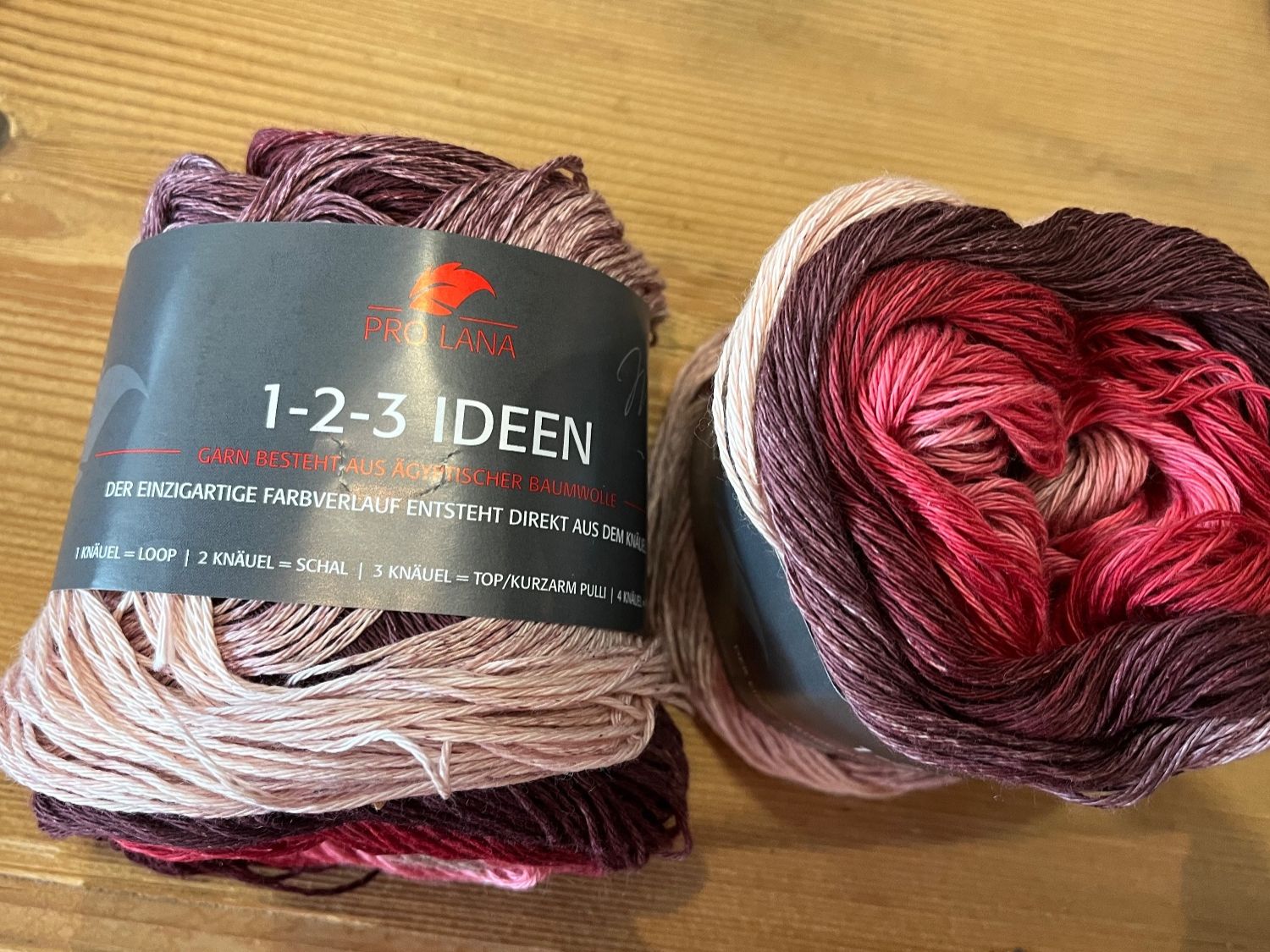 Lana: Baumwolle rosa-rosenholztöne – Nuovo (secondo la descrizione) da Schwendibach venduto da didu12