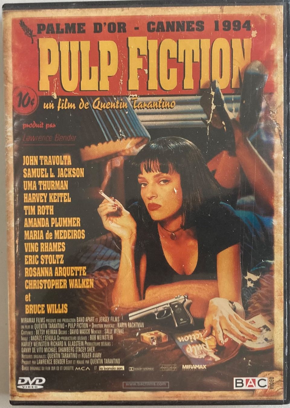 Tutti i DVDs: QUENTIN TARANTINO - PULP FICTION – Usato da Poliez-Pittet venduto da Newtown-Records