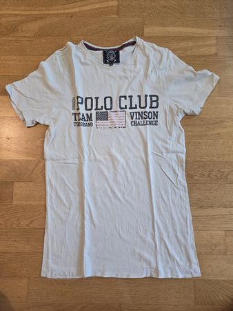 Vinson Polo Club T-Shirt Herren Gr. M Weiss Polo Club USA