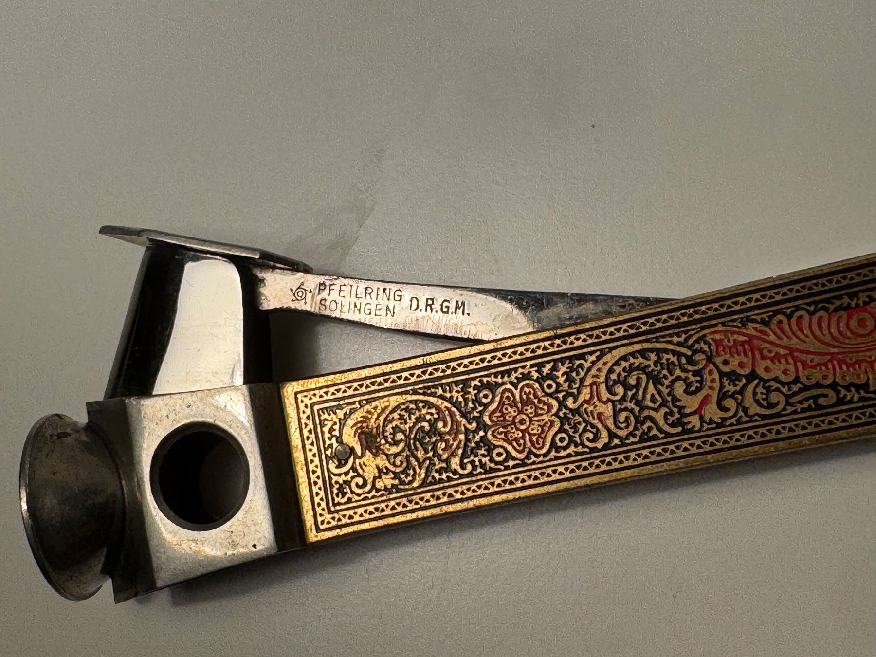 Solingen Tutti gli attrezzi: Zigarrenschneider Antik Solingen Pfeilring 50er Vintage – Usato da Steffisburg venduto da smocky17 2